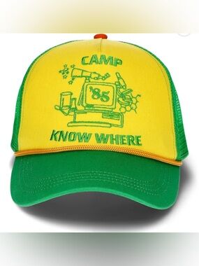 Netflix Stranger Things,  'Camp Know Where' Trucker Hat, One Size Fits Most
